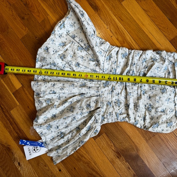 NWT Cider Blue and White Floral Dress XS - Picture 4 of 6